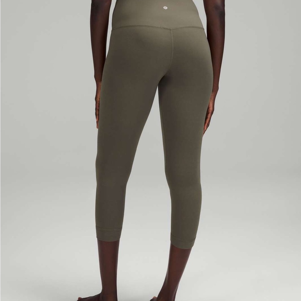 Lululemon Athletica Khaki High-Rise Leggings